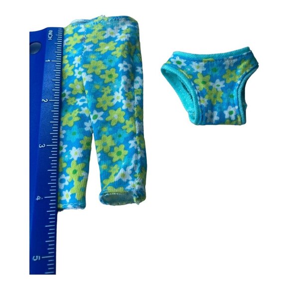 Barbie Mattel Doll Rain or Sun Shine Outfit Pants Bikini Bottom 2000 Vintage - Picture 7 of 9